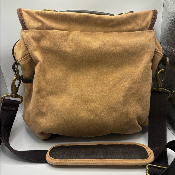 Vintage Eddie Bauer Canvas Messenger Bag - Picture 2 of 6